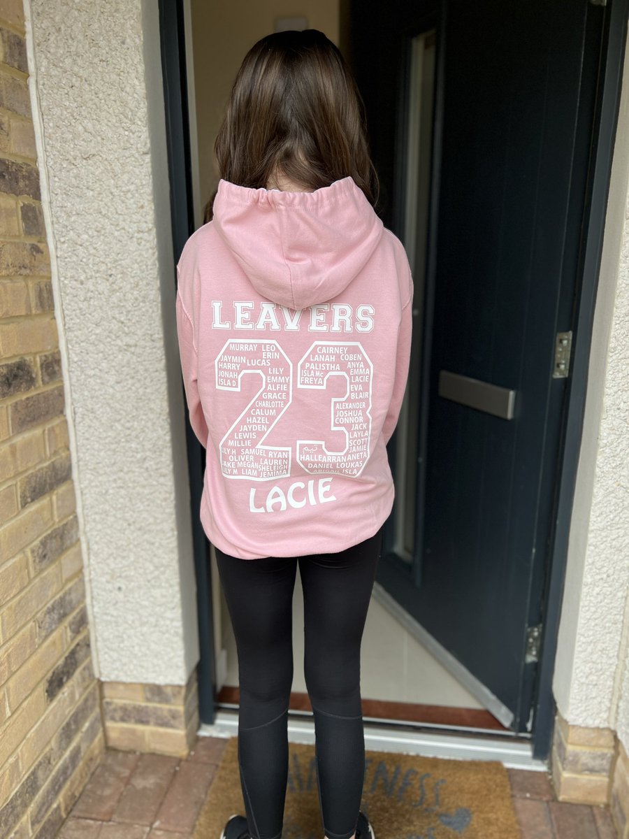 MissMarsh_85's tweet photo. Someone is happy with her leavers hoodie 💗 https://t.co/yZBGafuLLk