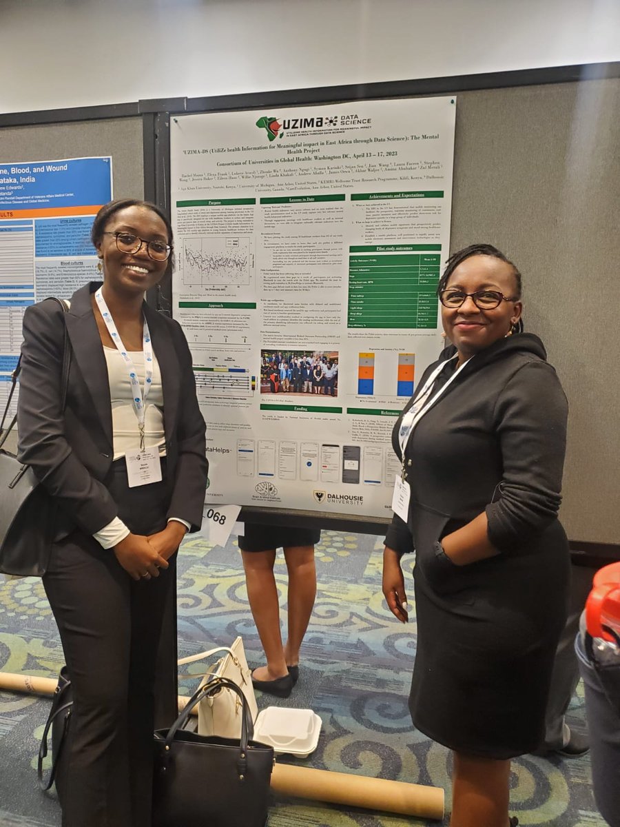 Attended #CUGH2023 in #WashingtonDC & discussed the feasibility of wearable devices in collecting real time data in resource-limited settings. Also engaged in reverse #BrainDrain activities e.g. Nicole Mwalili from Nevada bringing back to Kenya her #DataScience prowess; #UZIMADS