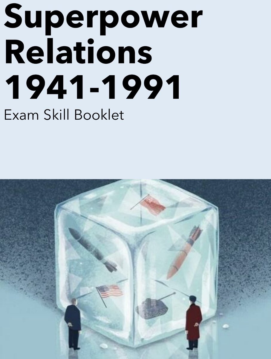 mrfitzhist's tweet photo. Nearly there with Superpower relations and it’s been a slog! However, despite the time pressures, this homework booklet has worked well allowing students to engage with exam skill/attempt each of the 3 questions. I hope it can be of use. #historyteacher 

https://t.co/dewrQAEcq9 https://t.co/dOpgGoVPKu