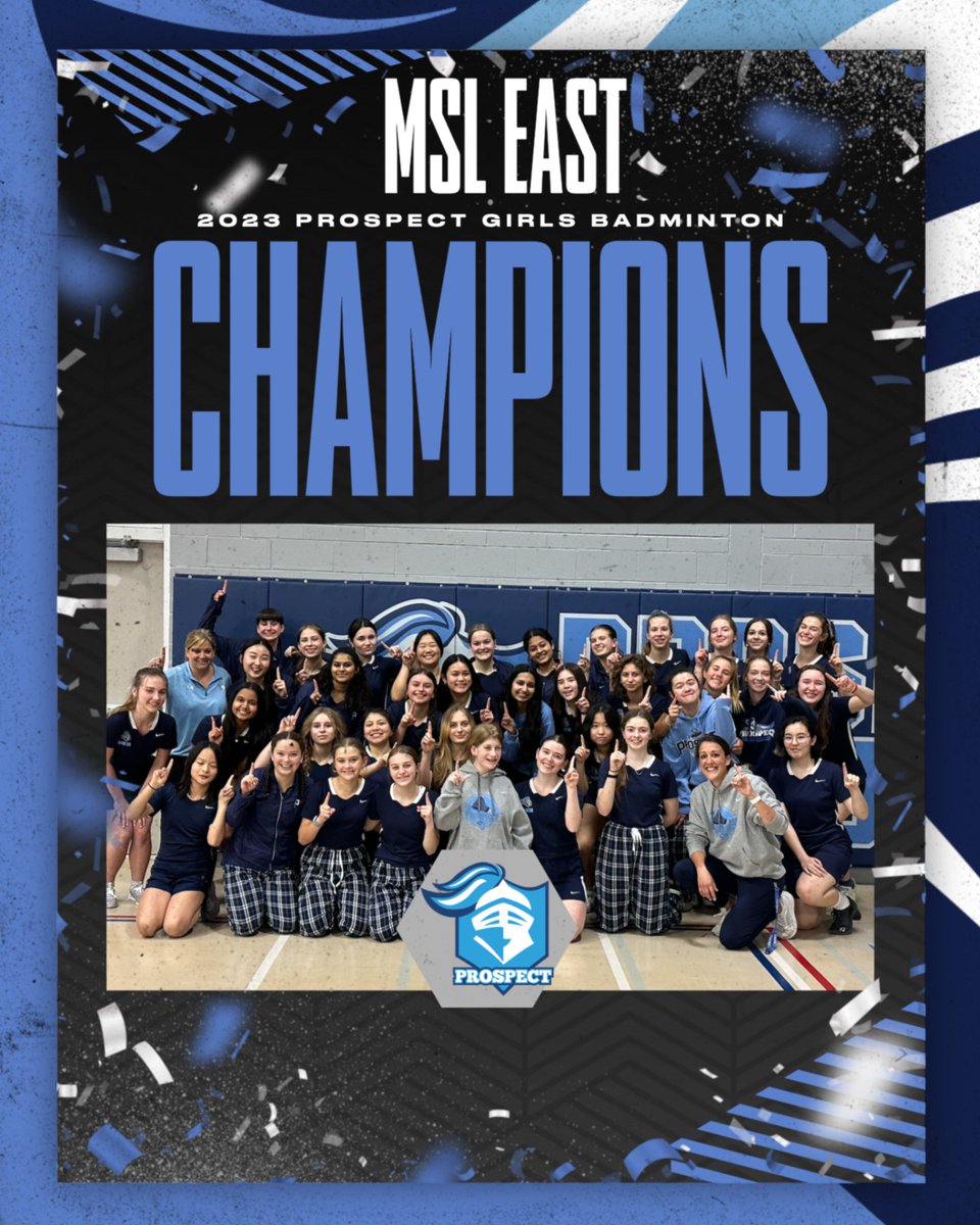 Prospect Knights Badminton (@badminton_phs) on Twitter photo 