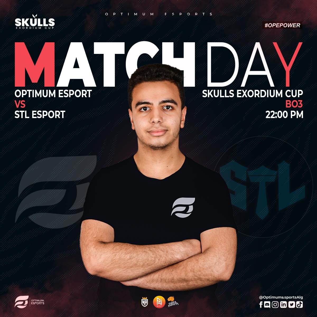 optesportsalg's tweet photo. Game day vs STL esports
22:00 algeria time / Bo3
On @Skulls_Esports1 tour
Gl to our team ๐ฅ๐ฅโค๏ธโค๏ธ
#OPEPOWER https://t.co/BMtS8NJM7U