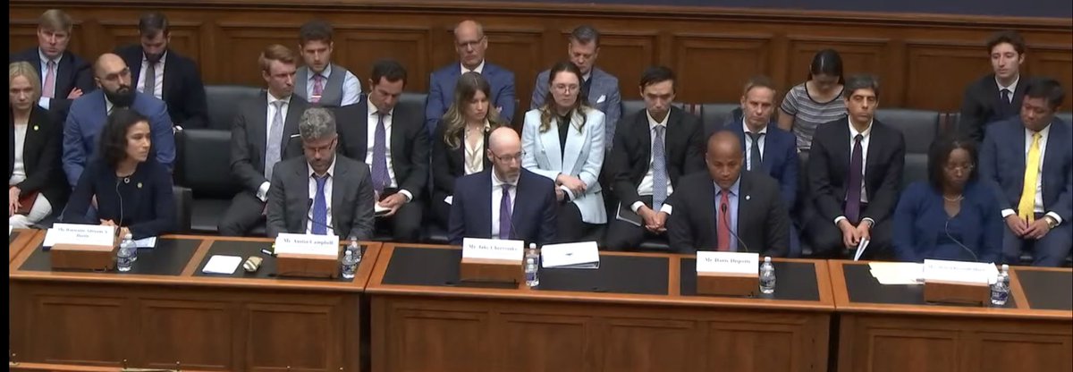 Must be said…when Democrats controlled <a href="/FSCDems/">FSC</a>, we pleaded for DEI crypto hearing…and crickets!

Today’s <a href="/FinancialCmte/">Financial Services GOP</a> Stablecoin hearing reflects crypto adoption👏🏾

<a href="/NYDFS/">NYDFS</a> Adrienne Harris, @Circle <a href="/ddisparte/">Dante Disparte</a>, <a href="/ConsumerReports/">Consumer Reports</a> Delicia R. Hand, <a href="/CampbellJAustin/">Austin Campbell</a> <a href="/jchervinsky/">Jake Chervinsky</a>