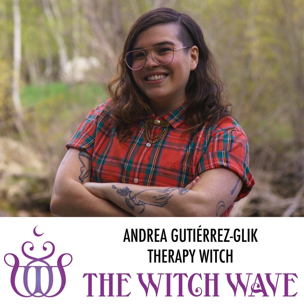 ❤️‍🩹 NEW <a href="/WitchWavePod/">The Witch Wave</a> ❤️‍🩹 Therapist Andrea Gutiérrez-Glik discusses why honoring the body is a key part of therapy, (super)natural ways to heal trauma, and ways that we can all transmute stress into strength.
☁️👀😌🌳☀️🌙🌈🕊️✨
Listen wherever you get podcasts