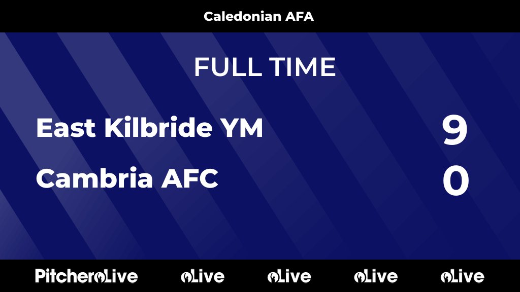 EKYM_FC's tweet photo. FULL TIME: East Kilbride YM 9 - 0 Cambria AFC
#EASCAM #Pitchero
https://t.co/qAgRwebLHs https://t.co/9PVbM31mxm