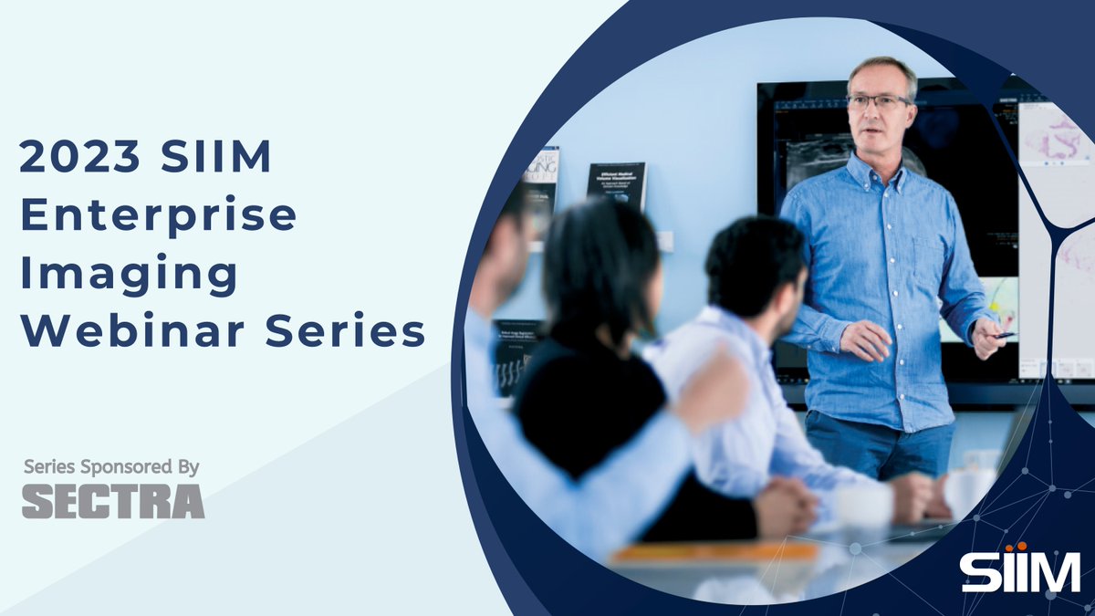 SIIM (@siim_tweets) on Twitter photo Save your seat for the upcoming #EI Webinar on Validation and Regulatory Landscape of #AI Models with <a href="/BernardoBizzo/">Bernardo Bizzo</a> & <a href="/DaniaDaye/">Dania Daye, MD PhD</a>
Apr 26 | 1:00 PM ET | #SIIM Members Earn 1 HR SIIM IIP CE
Sign Up: ecs.page.link/Hk84Z
Special Thanks to <a href="/SectraNews/">Sectra</a> Save your seat for the upcoming #EI Webinar on Validation and Regulatory Landscape of #AI Models with <a href="/BernardoBizzo/">Bernardo Bizzo</a> & <a href="/DaniaDaye/">Dania Daye, MD PhD</a>
Apr 26 | 1:00 PM ET | #SIIM Members Earn 1 HR SIIM IIP CE
Sign Up: ecs.page.link/Hk84Z
Special Thanks to <a href="/SectraNews/">Sectra</a>