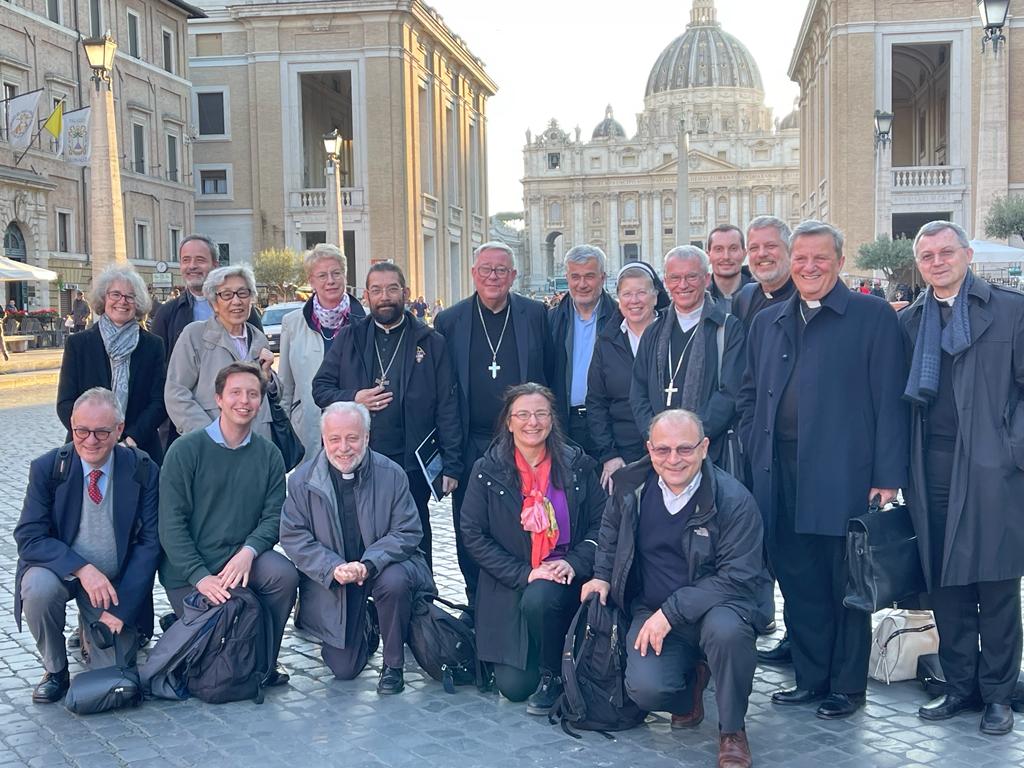 Synod_va's tweet photo. Working group concludes evaluation of Continental Stage &amp; Final Documents from 7 Continental Assembly. Join tomorrow's press conference to hear their reflections &amp; discernment. 👉 https://t.co/21751FvzSC #Synod #ContinentalStage #PressConference" https://t.co/oUU4caGxMI