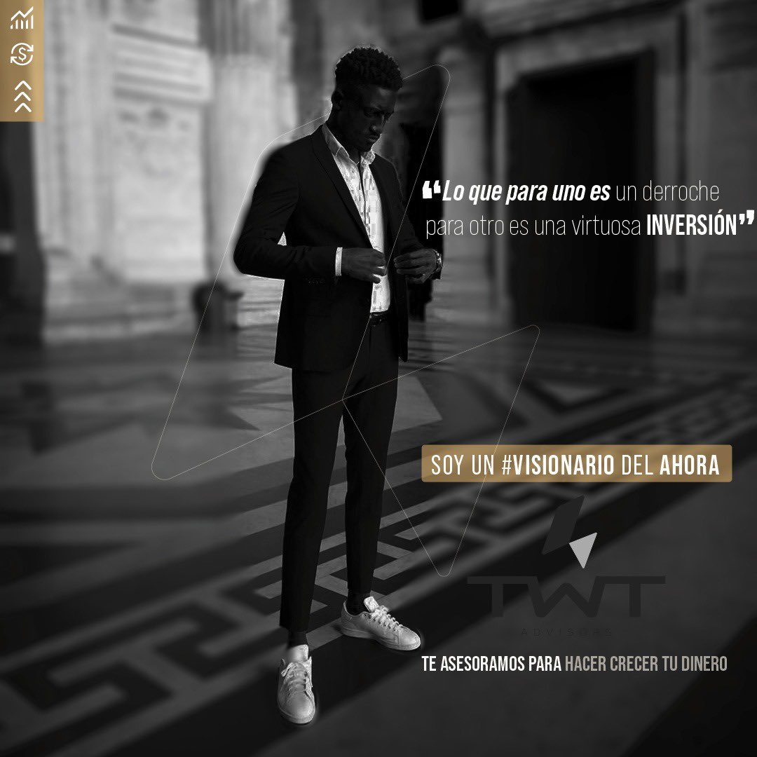 TWTAdvisors's tweet photo. ¿Por qué es importante invertir? Porque ninguna persona en la vida tiene el futuro comprado, además de que es necesario para una emergencia o imprevisto.

TWT Advisors te asesora para hacer crecer tu dinero. 

#SOYUNVISIONARIODELAHORA https://t.co/JbPN2AzINt