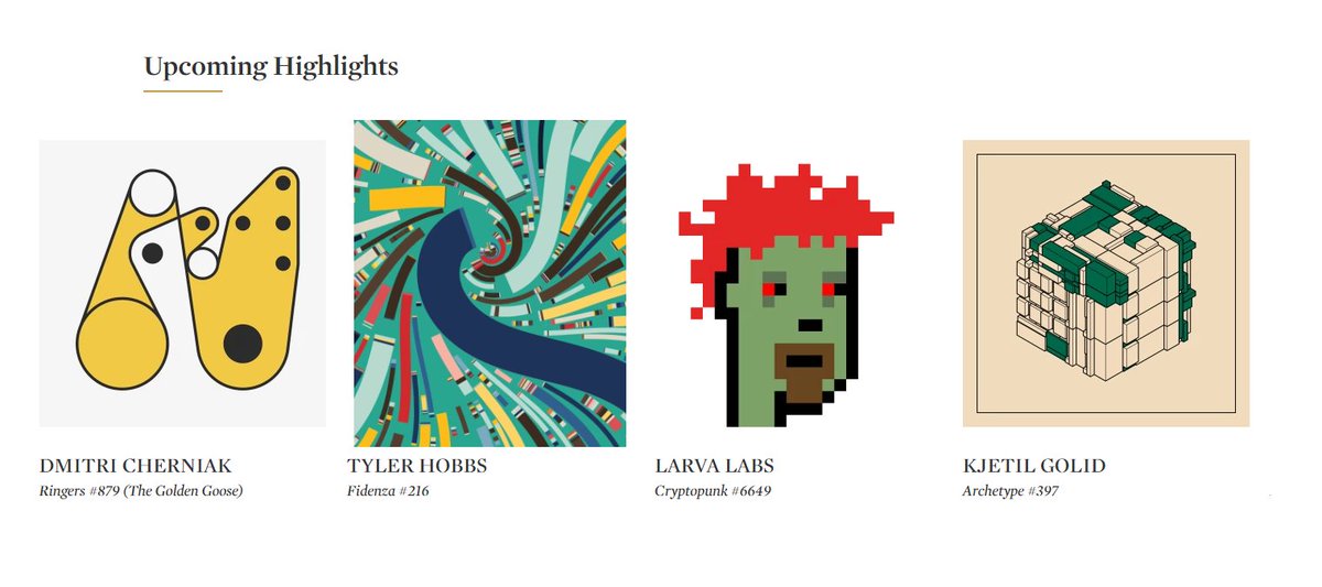 Sotheby’s upcoming GRAILS auction, in which they are selling 3AC's NFT fund's assets

"Some of the most significant digital artworks ever assembled"

sothebys.com/en/series/grai…