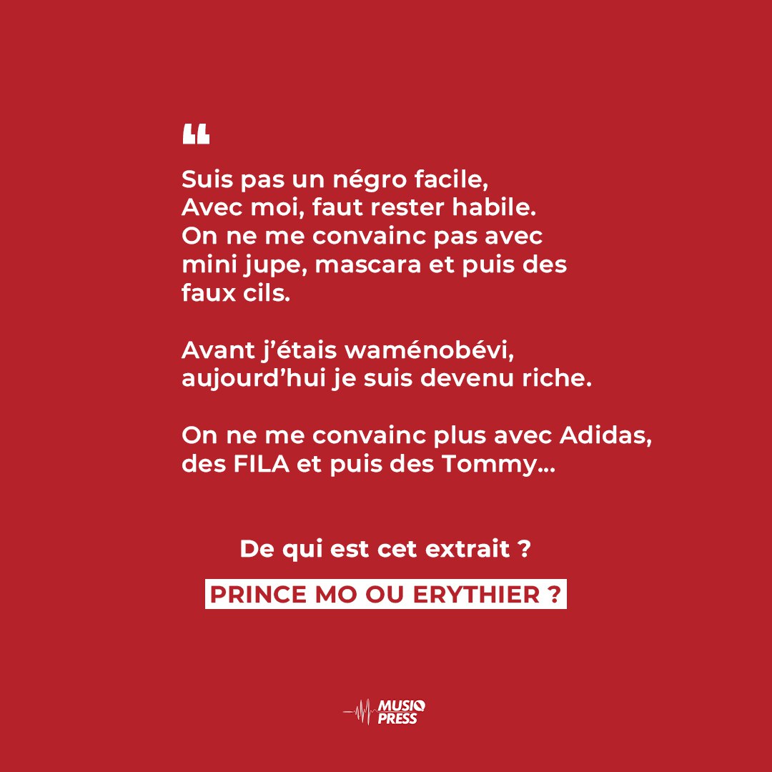 De quel rappeur est cet extrait ? On sait que vous savez mais on fait genre de vous demander. 
 
Retrouve toutes nos publications ici : t.me/musiqpress           
         
#musiqpress #shaadow #edohbruce #team228 #tgtwittos