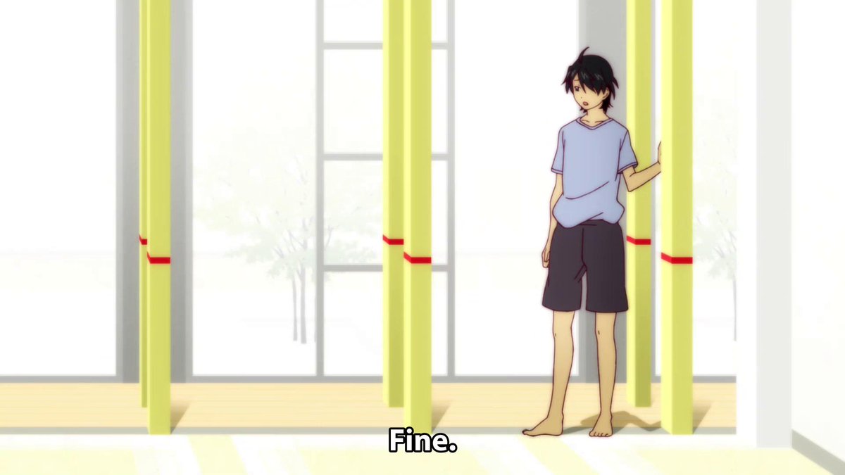 gatari_lines's tweet image. Nisemonogatari Episode 1:
Fine.