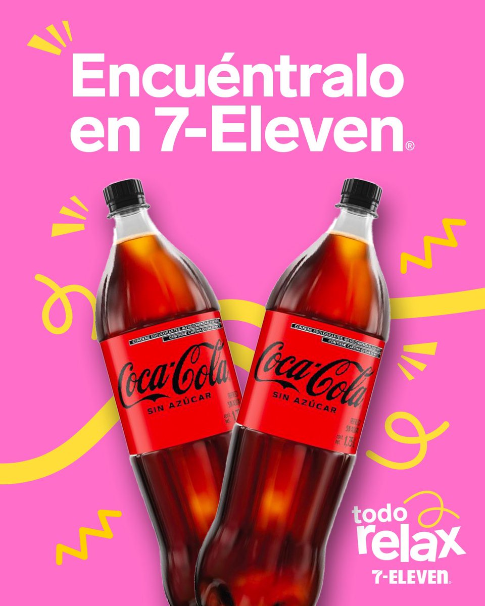 7 Eleven On Twitter Disfruta Todo El Sabor De Coca Cola Sin Az car En 7-eleven-on-twitter-disfruta-todo-el-sabor-de-coca-cola-sin-az-car-en