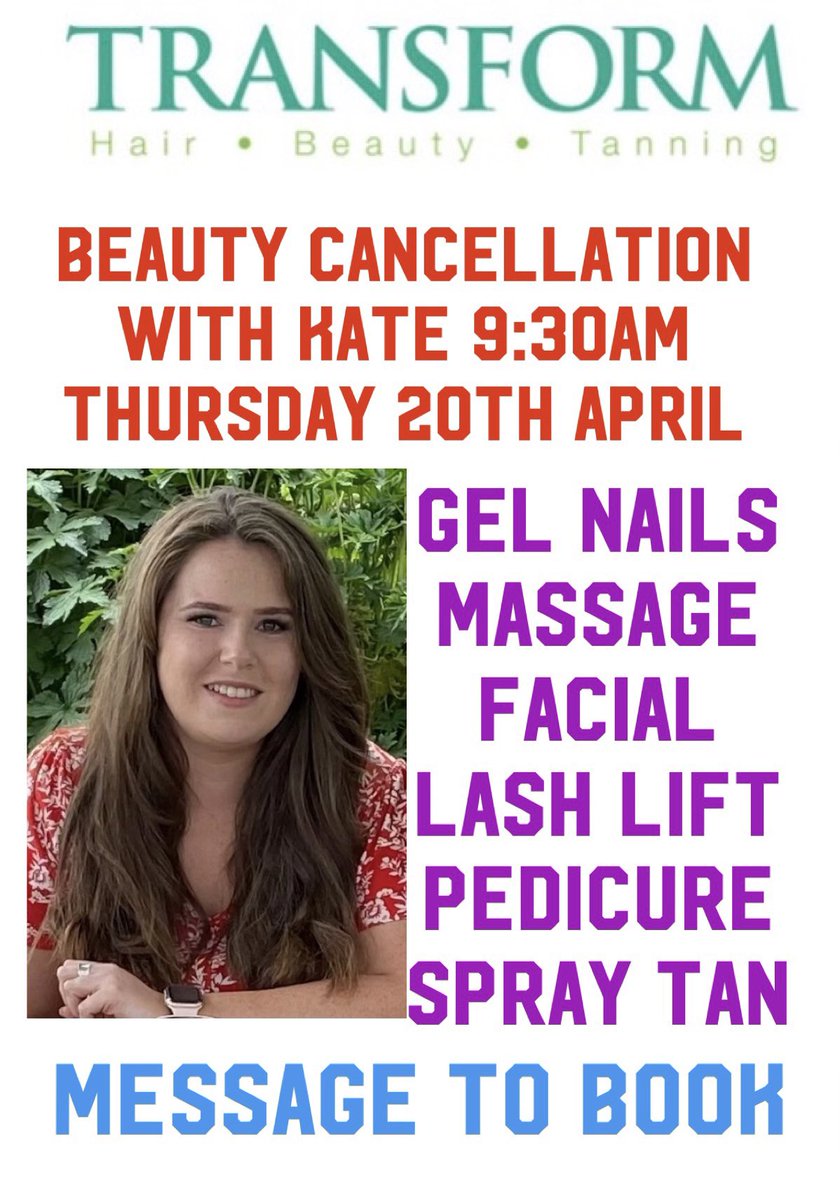 shspeke's tweet photo. We have a last minute cancellation for tomorrow https://t.co/rYKrBctLup
