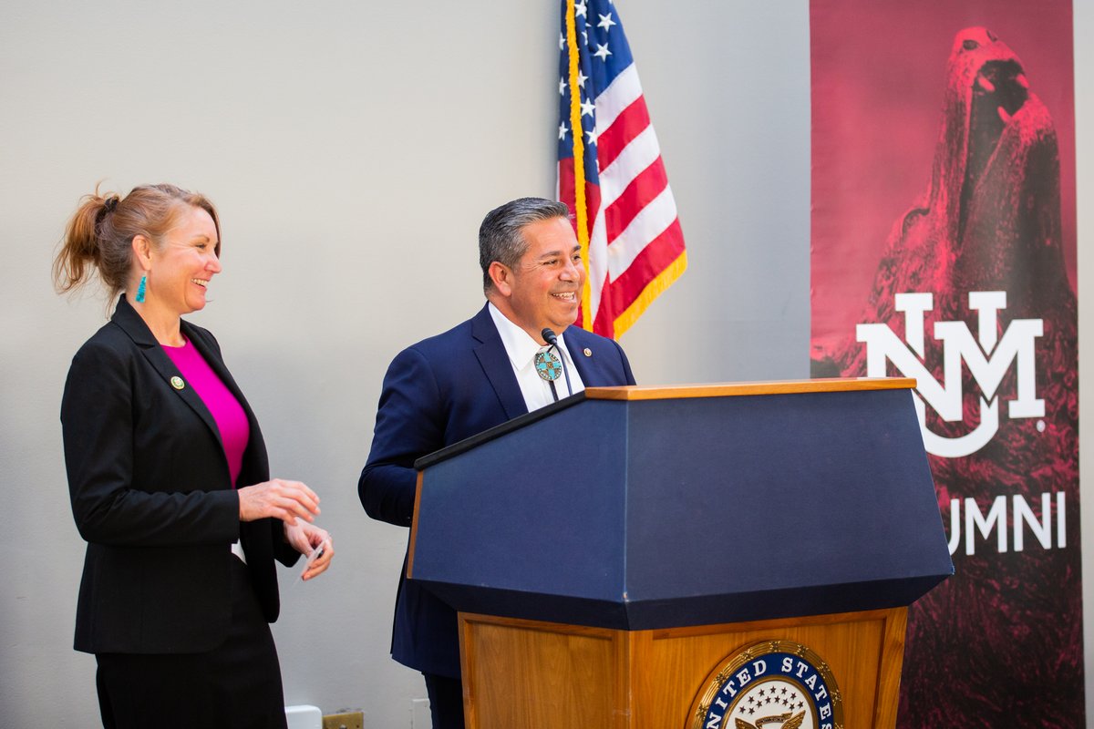 SenatorLujan's tweet photo. Talk about punching above your weight. @UNM has always been a leader, not just in New Mexico but all over the world. It was so great catching up with school leaders and alumni and hearing about all the great things they're doing! https://t.co/yKz0WkR55d