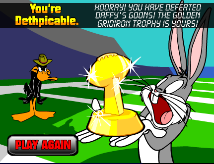 foolnami's tweet photo. Remember the old https://t.co/I6HdMvIdxk game "Bugs vs. Daffy" where Bugs fights Daffy in a football match where you always lose? Yet the Japanese version shows Bugs winning? The American version has it too. How did we get it? Find out on this Friday on Foolnami! #foolnami https://t.co/4bl2TaCVUB