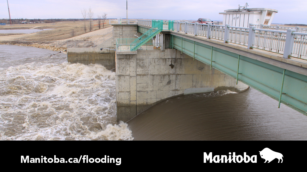 MBGov's tweet photo. MB continues to monitor forecasted precipitation and impacts to river flows and levels. The Red River Floodway is expected to be in operation in the coming days. #MBFlood https://t.co/cUq0dLDPl9 https://t.co/ajqBvJSSWS