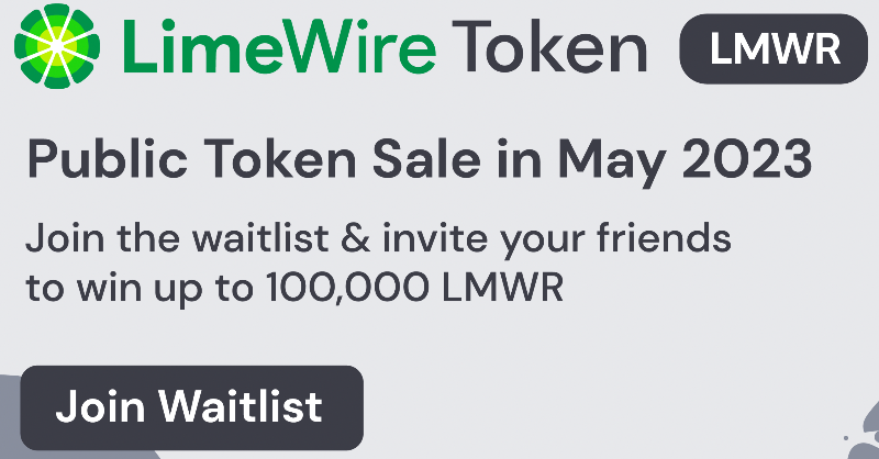 vincentbriatore's tweet photo. If you're still in the #crypto space checkout LimeWire. Their public offering starts soon and it's by far the most promising ICO of the year 🌚 :