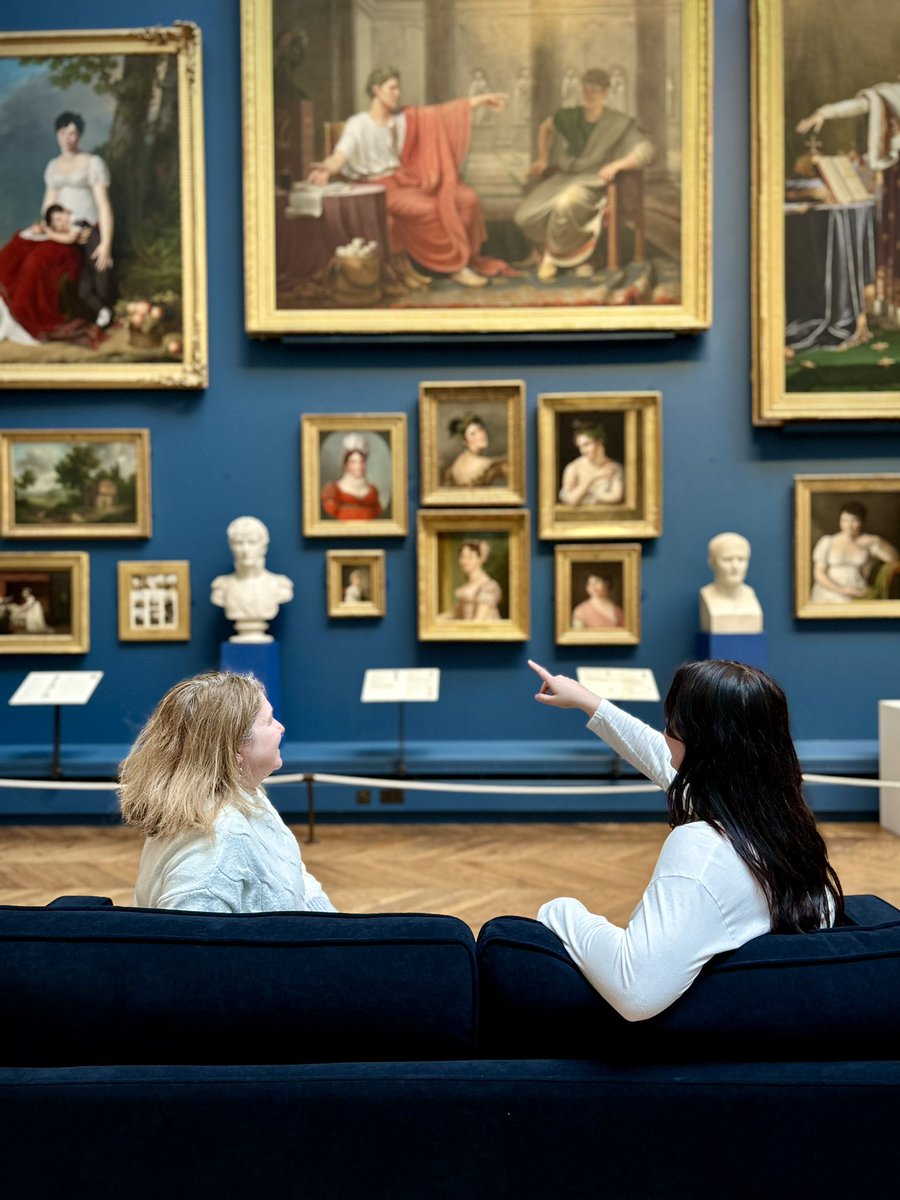 TheBowesMuseum's tweet photo. 🛋 We hear a lot that you could sit here all day staring at the artworks in the Museum. Well, now you can! Sit back, relax and enjoy on your new sofa. Come and find it in the Museum today and take a #SofaSelfie 🤳 🖼  #BowesPose #Museum #ArtMuseum #BarnardCastle #CountyDurham https://t.co/1Yet2L7A4O