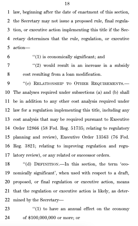 House GOP's debt limit plan student loan provisions:
➡️ immediately end pause on payments/interest
➡️ block $10K/$20K debt relief
➡️ block new income-driven repayment plan
➡️ permanently prohibit Ed Dept from issuing any regulations that increase cost of the student loan program