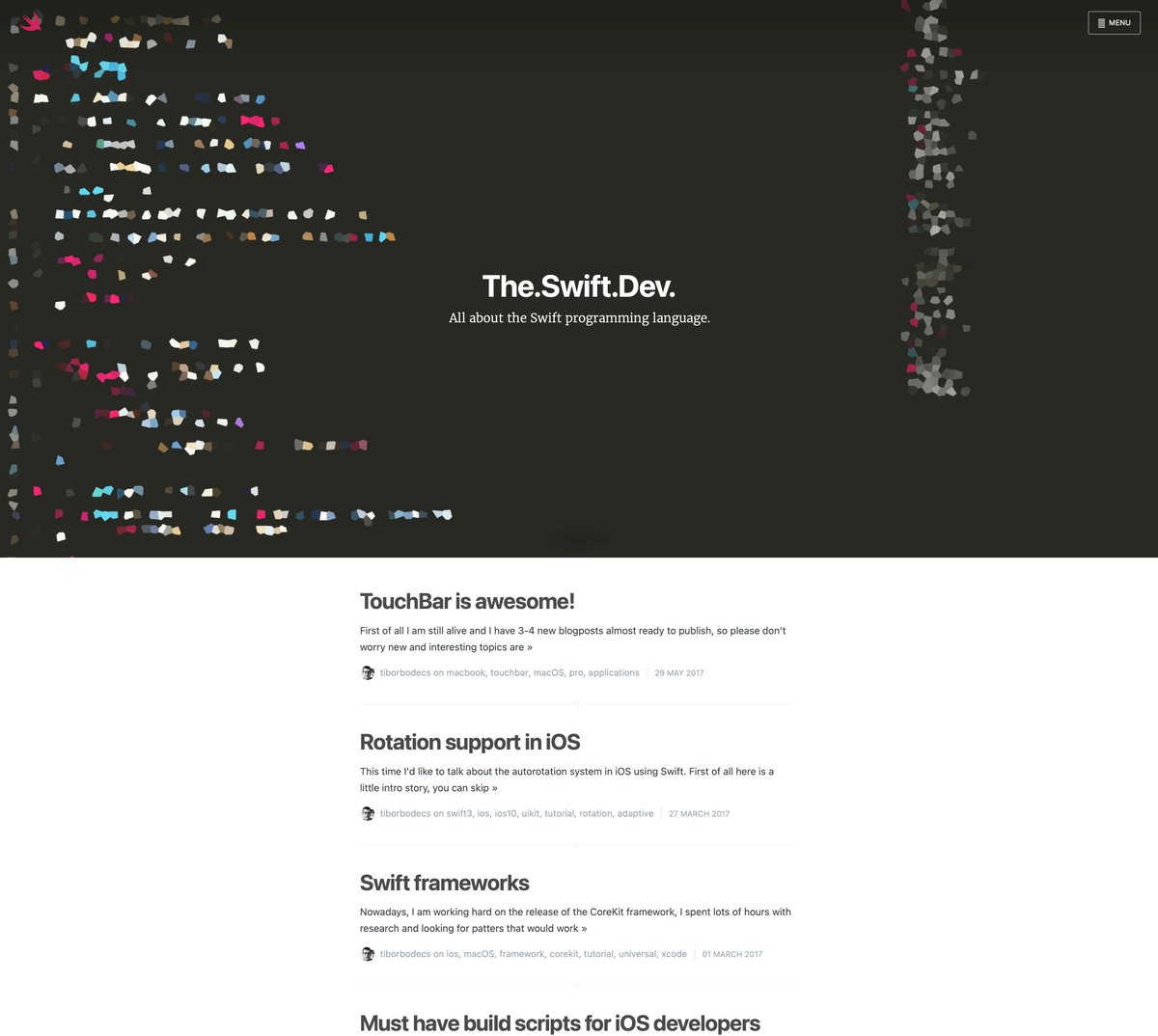 tiborbodecs's tweet photo. I can't believe, but tomorrow I'm going to release the 4th major iteration of my blog. ๐ฅณ
Publishing Swift articles since 2015. ๐ช
https://t.co/Zj6f6n63ou
The first two was made using Ghost, but now it's 100% Swift. ๐ป
#SwiftLang #iOSDev #Xcode #codevapor https://t.co/OGMArCzpPI