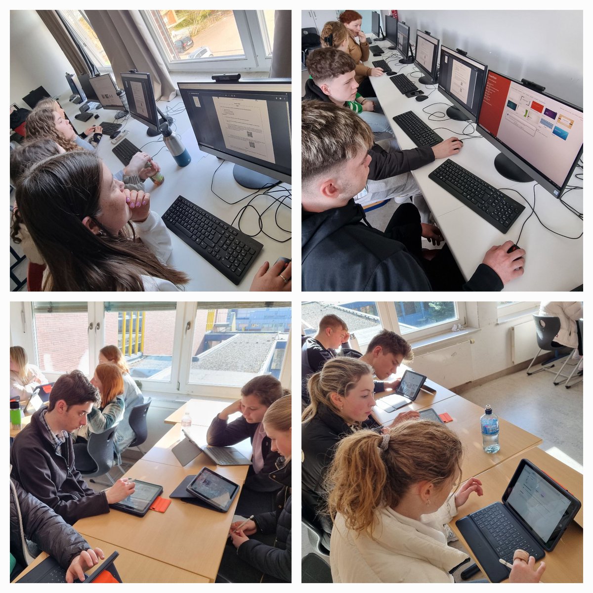 GerLyons6's tweet photo. The 4th &amp; final day in Bad Bentheim before tomorrow's trip to Berlin!Today, we learned all about the Stasi Regime, Berlin Wall 🧱, &amp;the students then presented their findings to the group!🇩🇪 🇪🇺 @stbrigids_LR @Leargas @EUErasmusPlus @GRETBOfficial @Leargas_etwinn @eTwinningEurope https://t.co/Xm1LUUNENQ