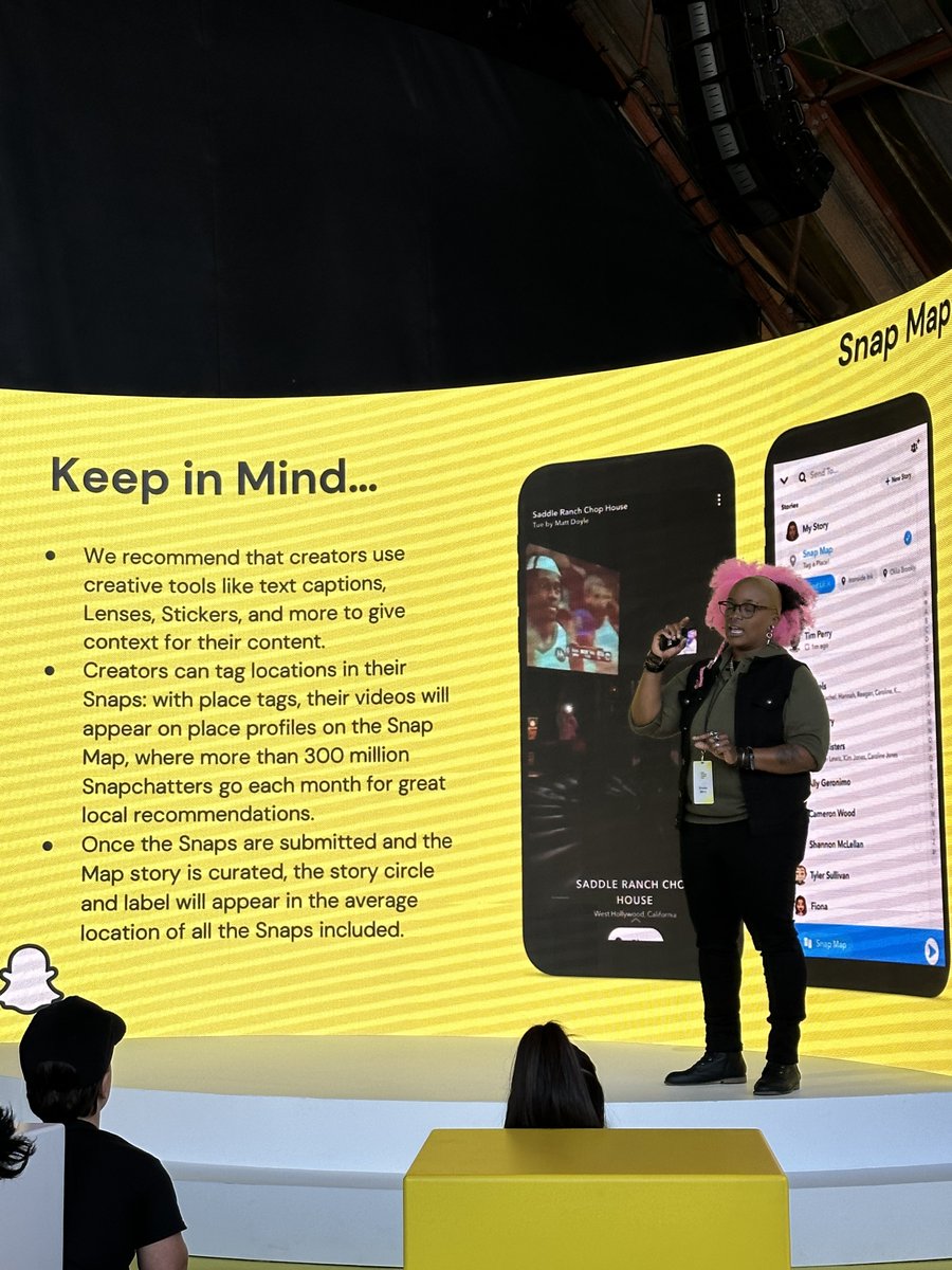 RichLightShed's tweet image. Creators should add Snaps to #SnapMap locations 
#SnapPartnerSummit