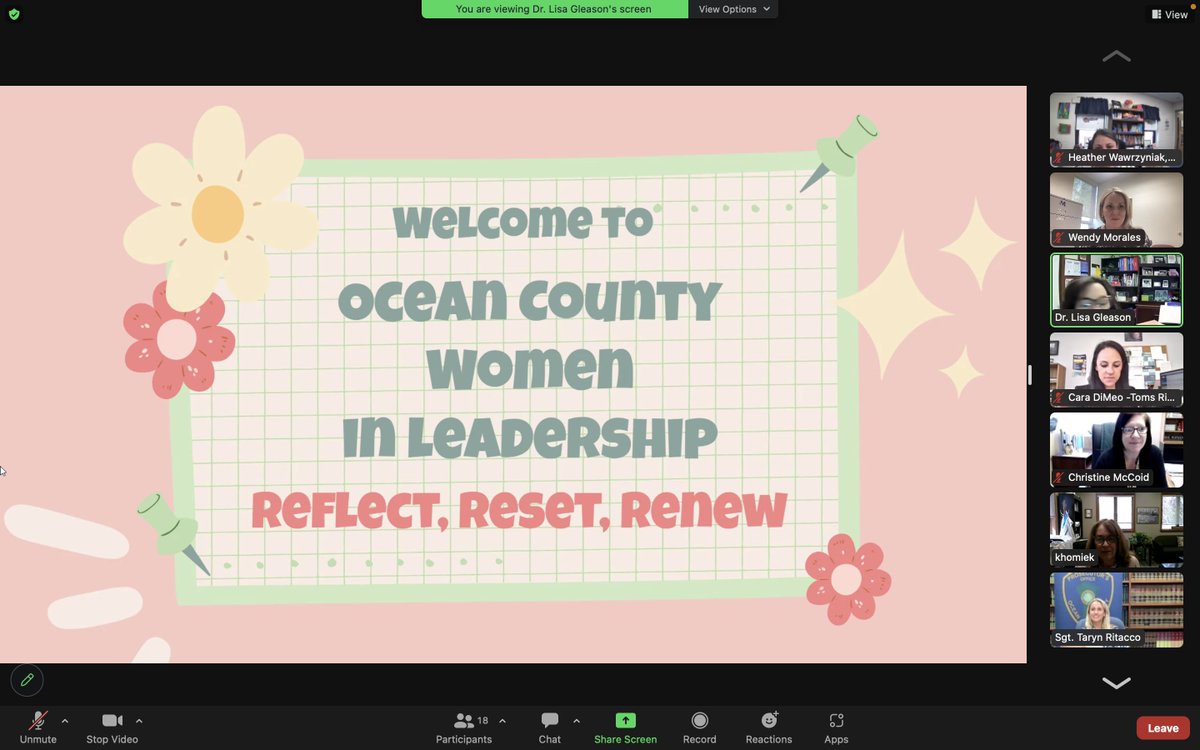 DrGrayMorales's tweet photo. The first meeting of Ocean County Women in Leadership is underway with Sergeant Ritacco delivering an inspirational keynote! @OceanCountyWIL @oc3learns @moescnj @LiGleas @CaraDiMeo  #womenleaders https://t.co/jer1asq7nS