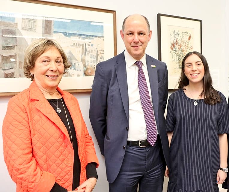 sophierossuk's tweet photo. Yesterday we opened the Phillips Room at @FCDOGovUK dedicated to Sir Horace Phillips, the first British Jewish career ambassador, to celebrate the contribution of Jewish staff to our Diplomatic Service, with @PhilipRBarton, Sir Horace's family and current and former Jewish staff. https://t.co/VGrPzrCZvB