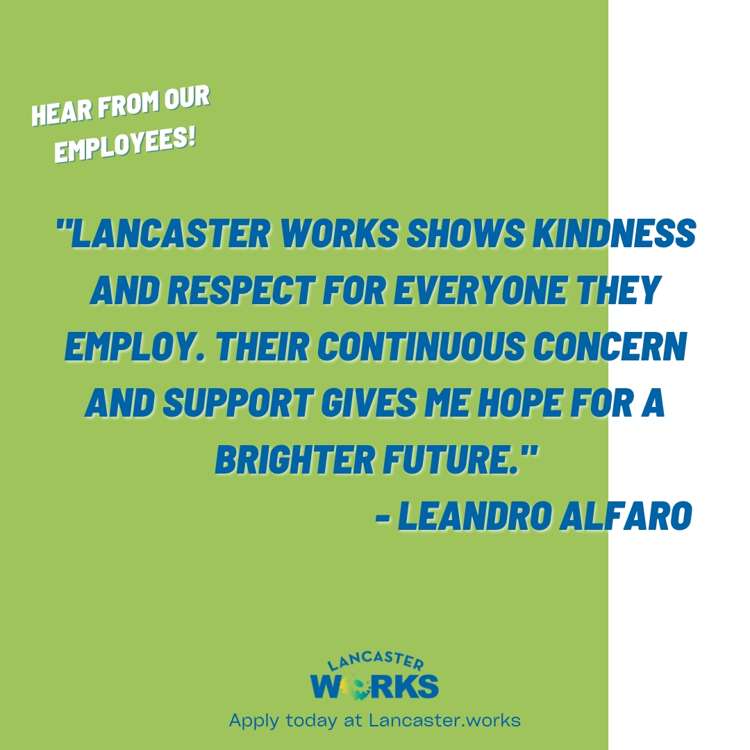 LancasterWorks's tweet photo. We value the voices of our employees! Hear what they have to say about @LancasterWorks in our new series.
https://t.co/RxYSdfwDfT https://t.co/k2c7XoNy2L