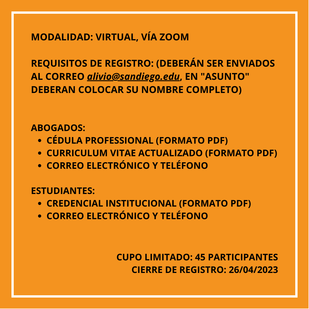 🚨Atención🚨 Convocatoria del curso ALIVIO "Asesoría legal integral a víctimas indígenas en Oaxaca"
