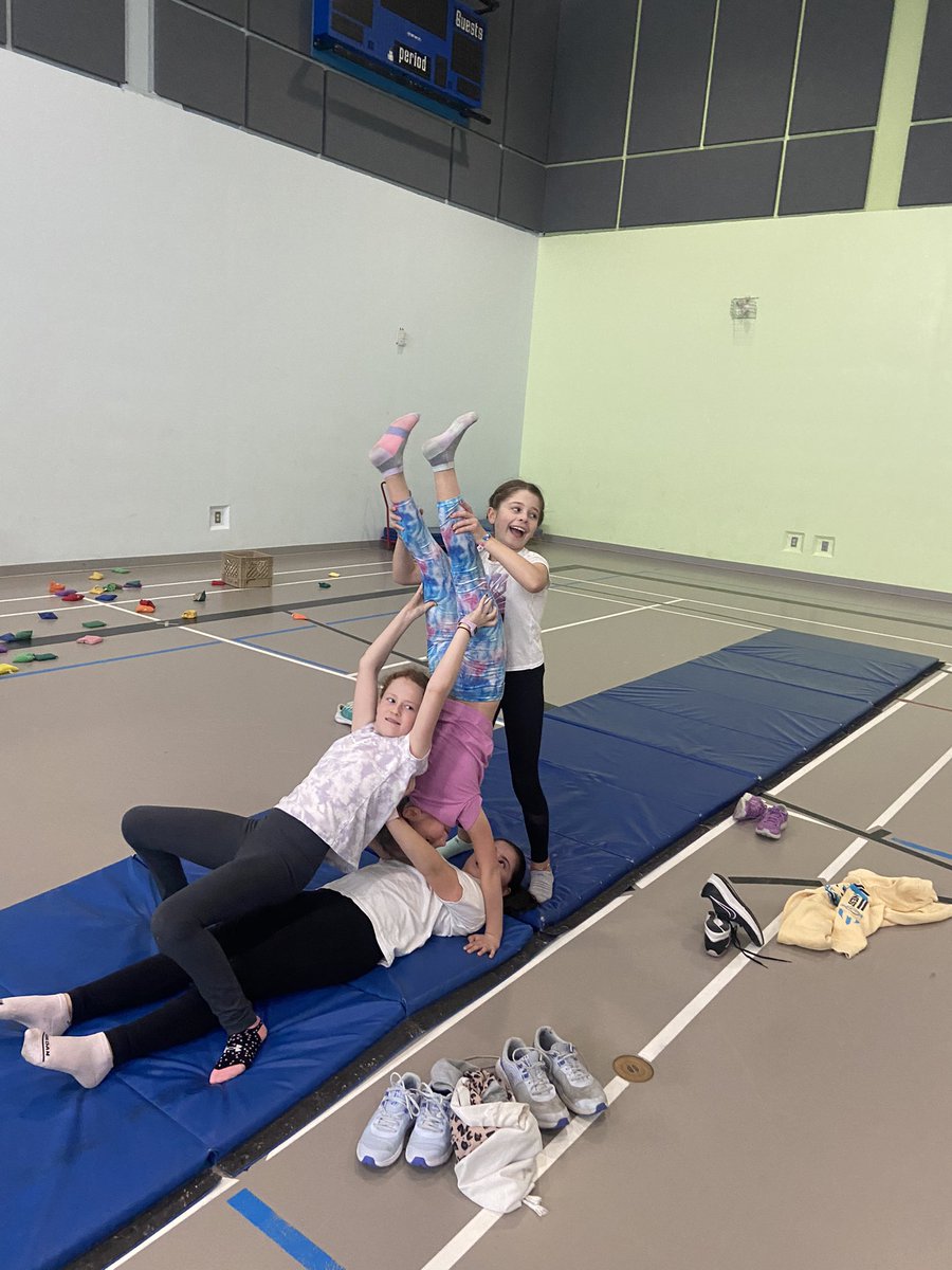 We tried out some of the 5 person balances for the Balance It app! My students were super excited when they stuck the balance! We also learned how to adapt some balances to make them a bit easier! <a href="/KCAKentville/">KCA</a>