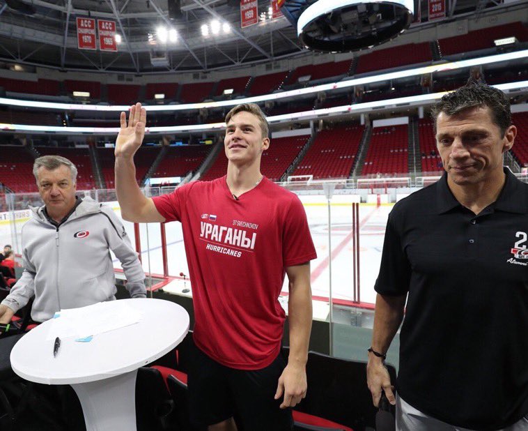 Y Jason 🦥 On Twitter Svech Signing His First Nhl Contract With The Canes 🥹