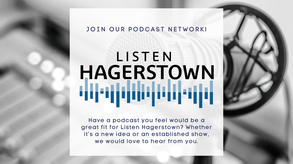 Do you have a podcast idea but don't know where to start? Listen Hagerstown is here to help! Our team can offer expert guidance on everything from editing to branding. 🔊 listenhagerstown.com