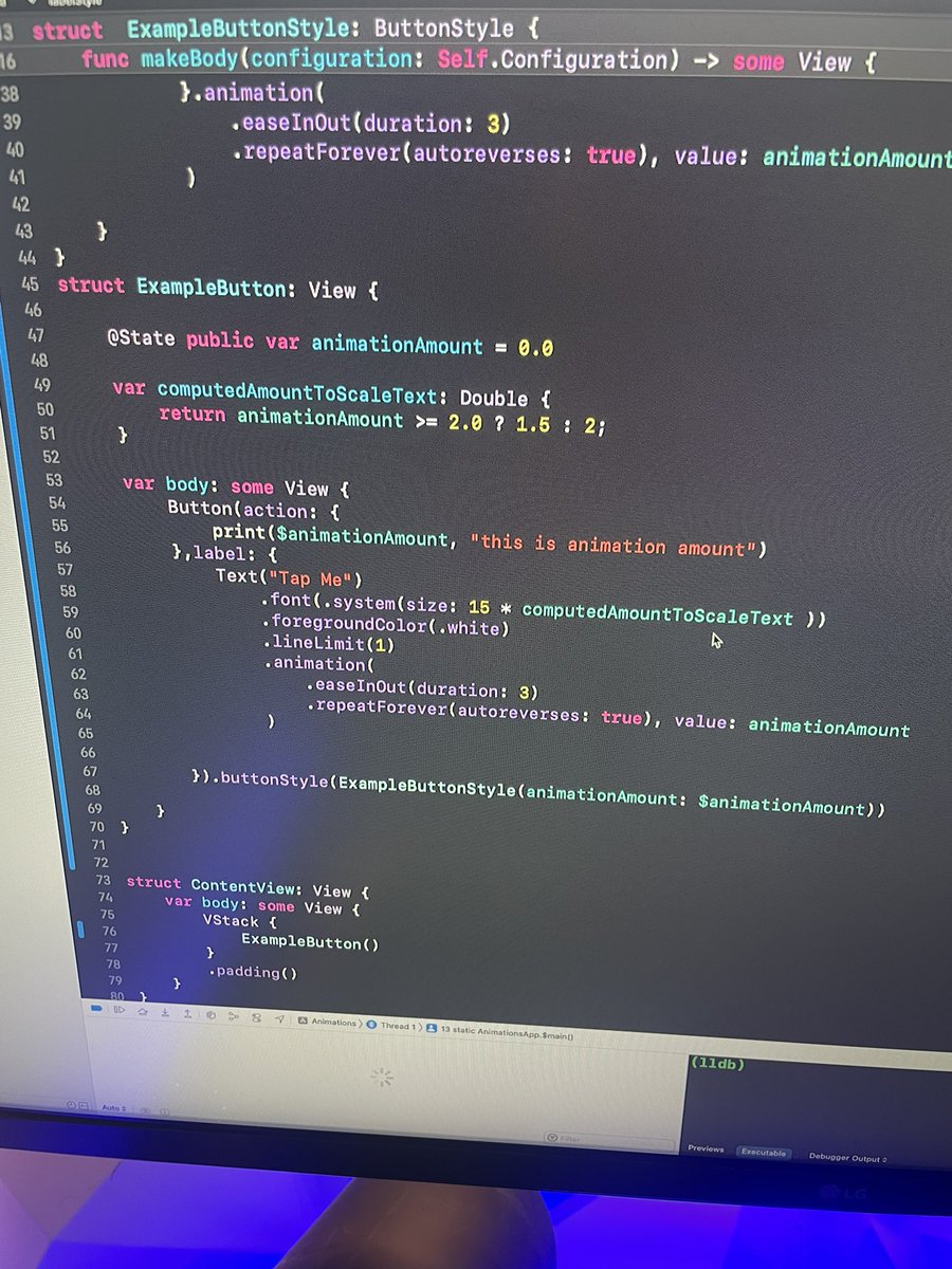 techwithlandon's tweet image. Just wrapped up Day 32 of #100DaysOfSwiftUI! Highlights:

✅Built a ripple effect with .overlay, Circle(), .stroke, and .animation

✅Animated label text too!

#100DaysOfCode #100daysofcodechallenge #swiftui