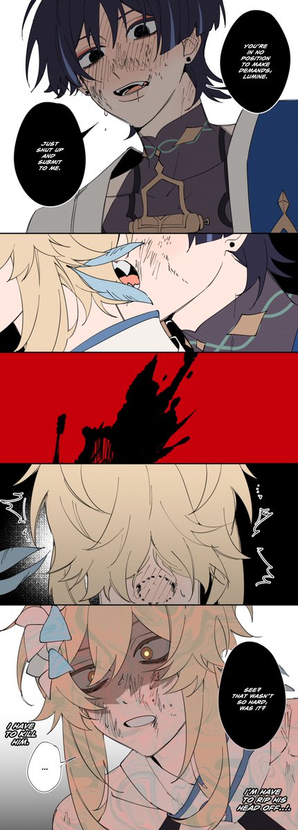 majunjuu's tweet photo. omegaverse scrlm but theyre both alphas 😵‍💫 #scaralumi https://t.co/WGz5ATipuT