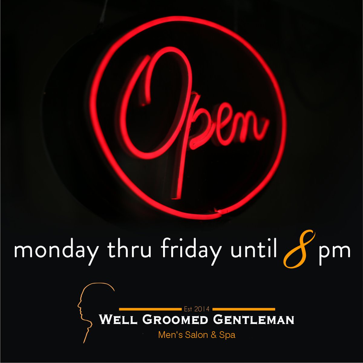 Tied up at work? Come in after hours! #TeamWGG is here for you 8-to-8 #MondayToFriday... And the #cafecito 🍵 is on us! #lookgood #feelgood
.
Schedule your appointment at
☎️ 786.362.6360
WellGroomedGentleman.com
.
#wellgroomedgentleman #handsome #miami #coralgables #barbershop