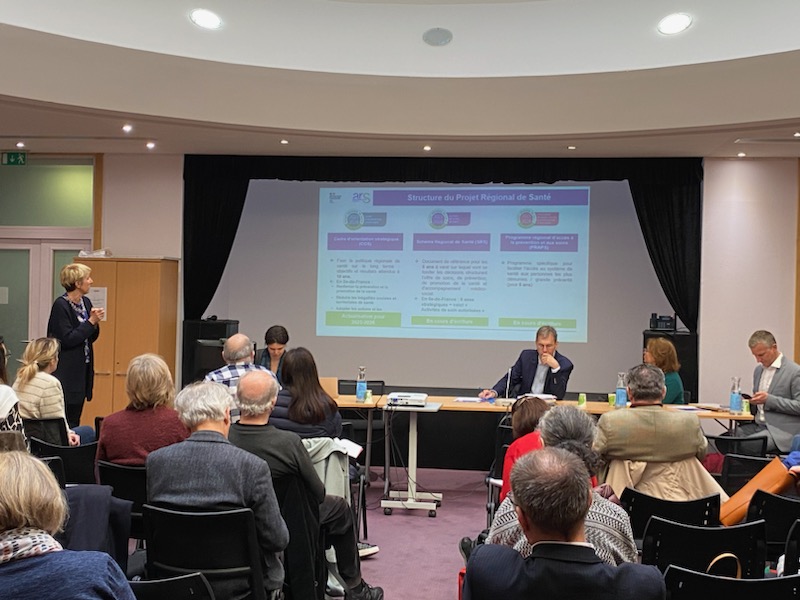 Au Conseil Territorial de Santé #Paris, 
Elus, Usagers, Professionnels échangent sur :
👉Accès médecin de traitant pour les patients ALD <a href="/CPAM_75/">Assurance Maladie de Paris</a>
👉Etat de la santé des franciliens <a href="/ORS_IDF/">Ors</a>
iledefrance.ars.sante.fr/la-sante-des-f…
👉Projet régional de santé <a href="/ARS_IDF/">ARS Île-de-France</a>
iledefrance.ars.sante.fr/la-concertatio…