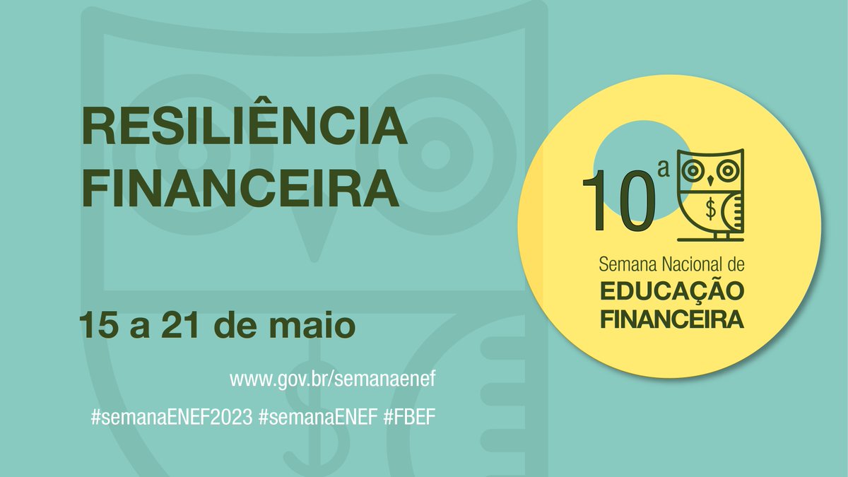 cvmgovbr's tweet photo. Vem com a gente falar sobre Resiliência Financeira na 10ª Semana ENEF 2023.
Nós, do Fórum Brasileiro de Educação Financeira (FBEF), esperamos por você! #vamosjuntos
Em breve, mais informações.
#semanaENEF2023 #semanaENEF #FBEF #cvm #educacaofinanceira #resiliencia #investidor https://t.co/6ZUXUVHeLZ