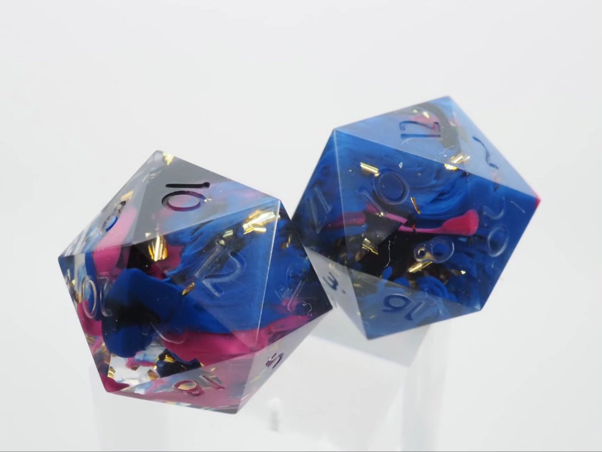 CatInTheDiceBag's tweet photo. Unleashing all the might to stop that prince, trying to escape the #underwold again.
This is the "#Fury of the underwold" #diceset, inspired by #Meg from the #Hades game.(WIP)  
(Ad)
#dice #dnd #dnd5e #epoxy #resin #rpg #ttrpg #pnp #pnpde #Würfel #d20 https://t.co/Yaq6p8f8zy