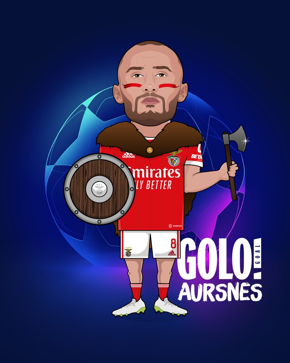 ⚽ 38' GOOOOOOLOOOOOOOOOO! AURSNES!!!!!

#FCIMSLB • 1-1 • #UCL