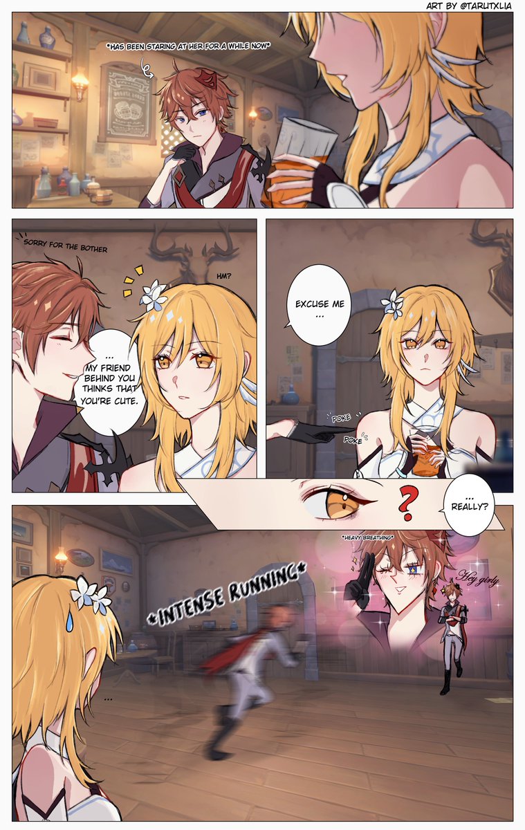 shiibunni's tweet image. ✦ Ultimate rizz guide ft. Chilumi
- - - - - - - - - - - - - -
this was fun to draw! I keep changing my style but i like to experiment! I think this is a good mix between my simple comic and illustration way of drawing!

#GenshinImpact #原神 #Chilumi #Lumine #Childe #Tartaglia