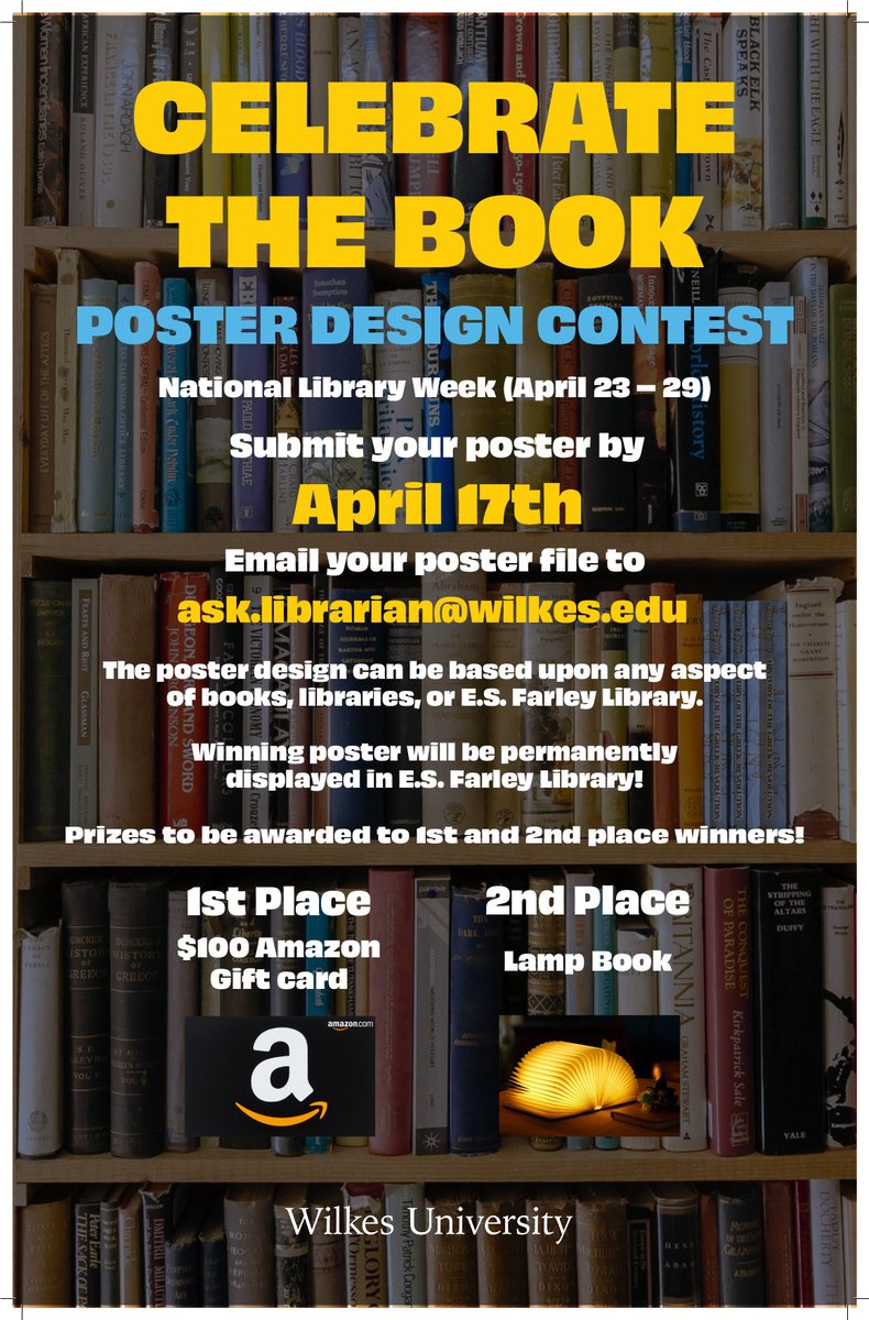 Library Science Week Poster Wilkes U ES Farley Library (@WilkesULibrary) / Posts / X