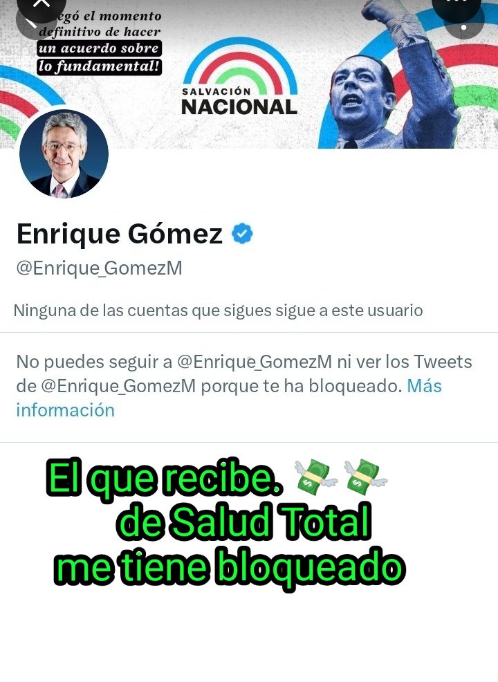 mane_sabio's tweet photo. #LaSaludQueMereces
#ComisionSeptima
"SAQUENLO"
Me tiene bloqueado 😔 https://t.co/fbqBY4hFMi