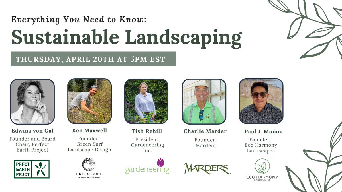 TOMORROW – Join us for our event – Sustainable Landscaping: Everything You Need to Know!

Thursday, April 20th, 5PM-6:30PM at LTV Studios in Wainscott or on Zoom. Register now: ow.ly/bz0H50NNk8X

#sustainability #landscaping #nativeplants
