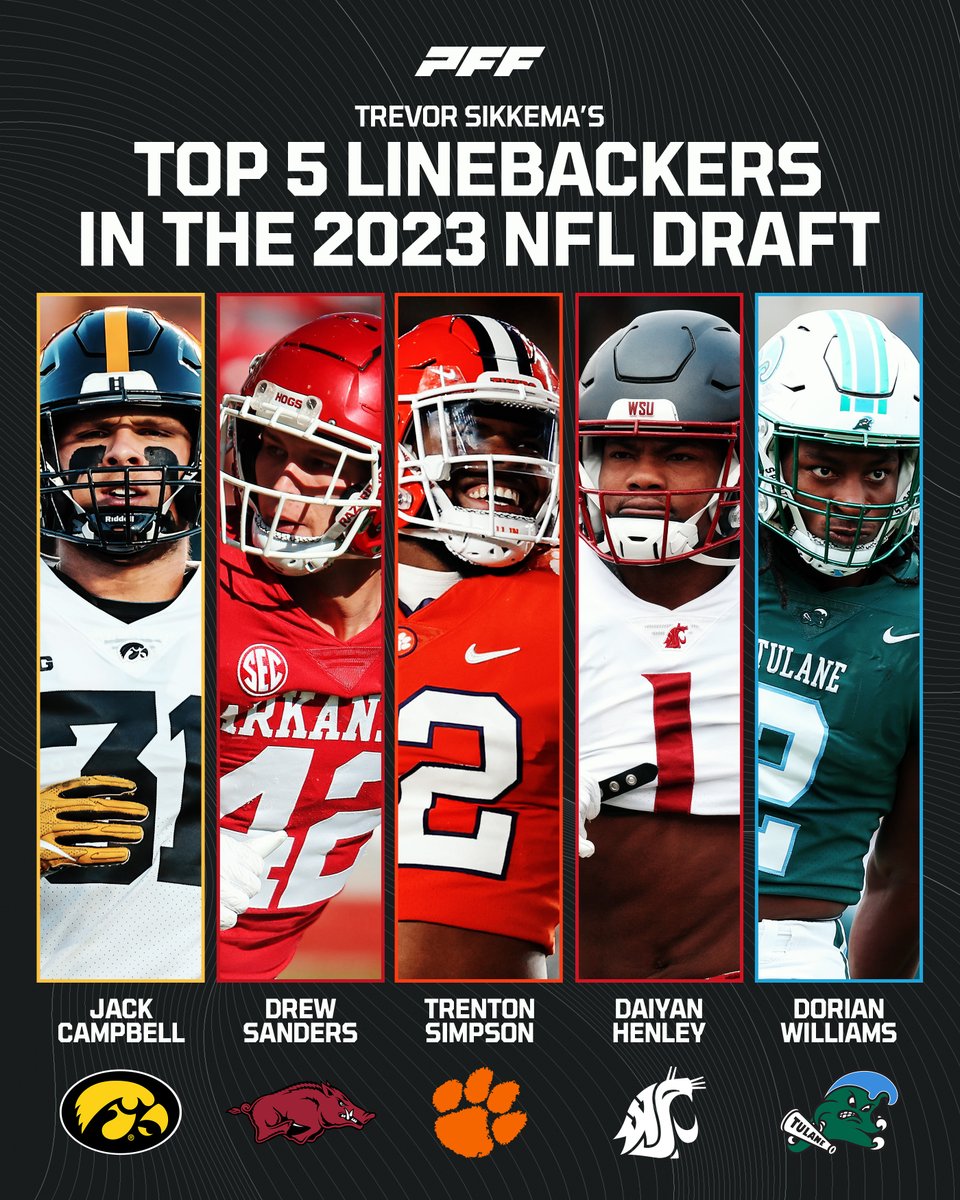 Top 5 Linebackers in the 2023 NFL Draft, via <a href="/TampaBayTre/">Trevor Sikkema</a>