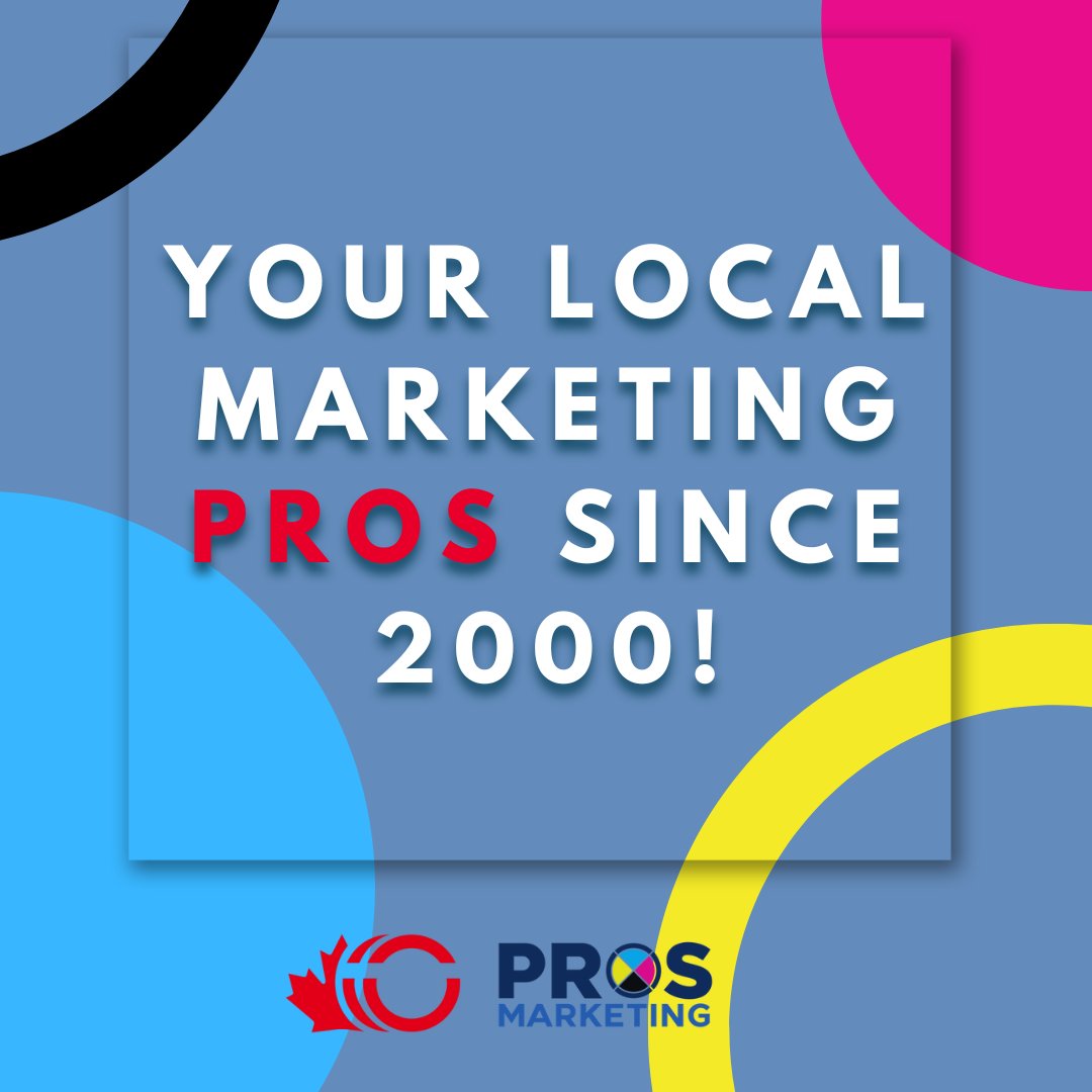 PROSMarketing's tweet photo. PROS has been providing digital marketing to the Midland &amp; area community since 2000! Thanks to all of our amazing clients over the years - we ❤️ you. 

#prosmarketing #proudlylocal #midland #penetang #lafontaine #simcoecounty https://t.co/MiLe5wjsn9