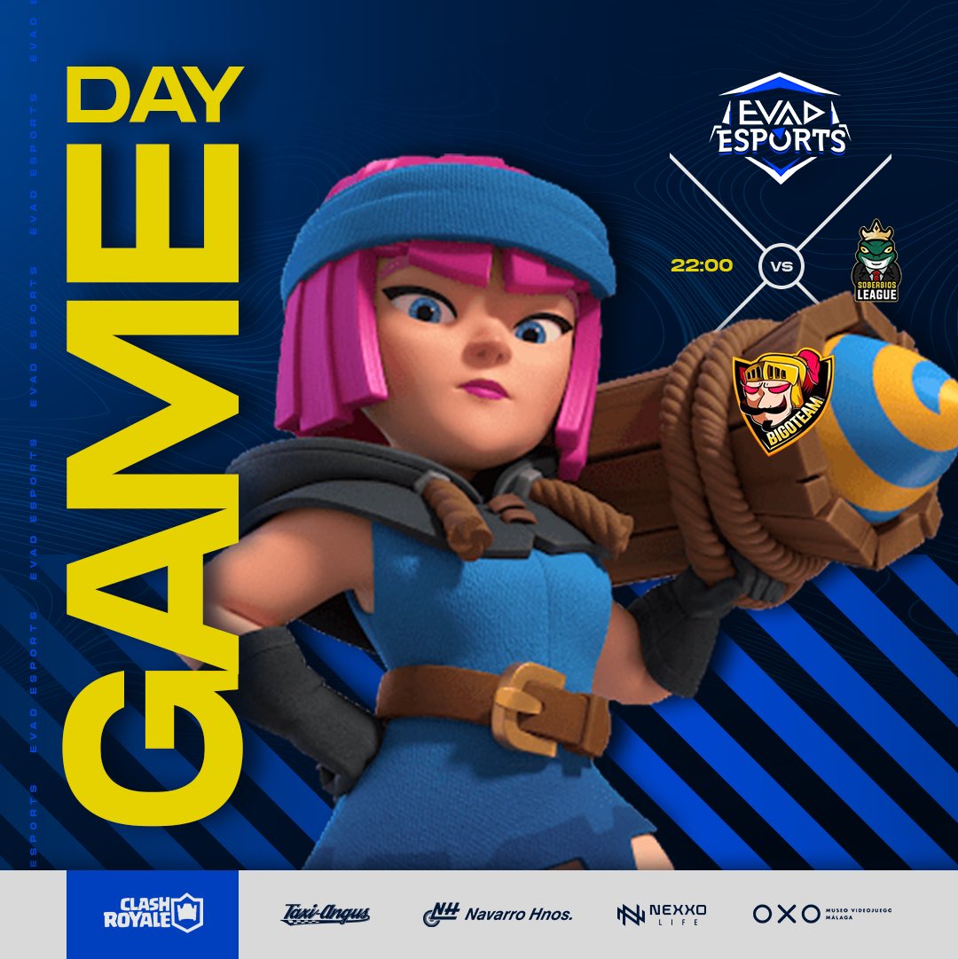 🔴 DÍA DE PARTIDO

¡Hoy toca una noche entretenida de @SoberbiosLeague! 💪🏽

⚔️ ⚔️⚔️

⏰ | 22:00 🇪🇸
🆚 | <a href="/LaBigoTeam_/">BigoTeam</a> 

¿Estáis listos? 😎

#GoEVAD #GoEVAD #GoEVAD