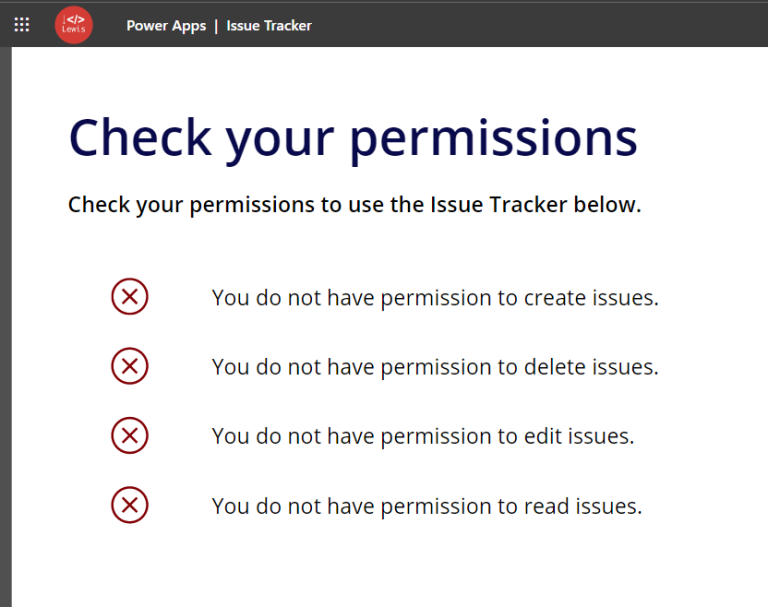 lewisdoesdev's tweet photo. Display users permissions against a table in Dataverse, INSIDE one of your apps? π
Yep! We can do that! I'll show you how in today's blog post π
#365PostsIn365Days #PowerApps #LowCode
https://t.co/meZxlIRmrb https://t.co/A5XHqnulzN