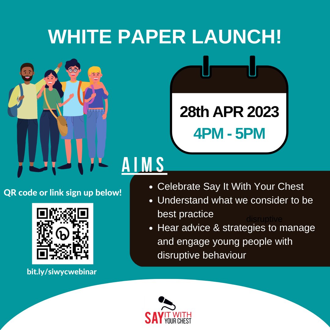 We are closing our doors after 5 years of operation, but not before sharing our expertise with you! Join our free webinar to celebrate our legacy and learn how to manage and engage young people with disruptive behaviour. Register now to secure your spot!  bit.ly/siwycwebinar