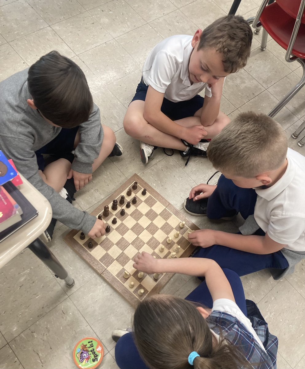 MrsBarlowSTJ's tweet photo. B is for Board Games ♟️ The students brought in games from home today to play with their friends. https://t.co/iopqAq2ty6