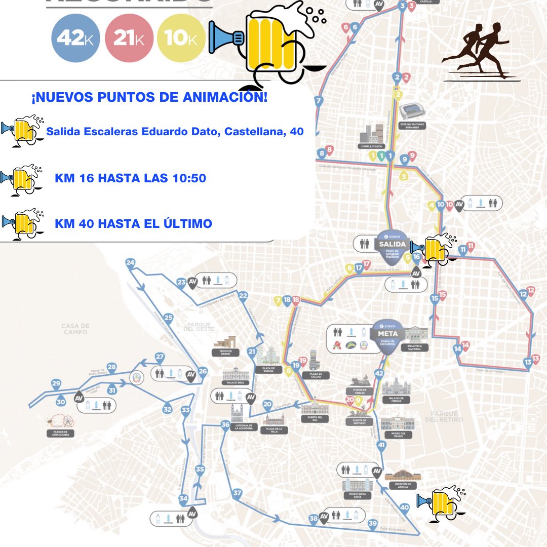DrinkingRunners's tweet photo. 📣MARATON DE MADRID 
📅 domingo #MAPOMA23
⏰ 8am Escaleras Eduardo Dato
🚨 9h15-10h50 Puente Eduardo Dato
🎸11h15 hasta el último km 40
#kmsXalimentos #KMSxELA #YoAnimo #CookSolidarias by @nonisbakery https://t.co/3gSZWkeXsz